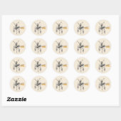 Dansende skeletten Hallowe'en Dance Stickers (Vel)