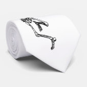 Dansende skeletten - Mannen Stropdas (Opgerold)