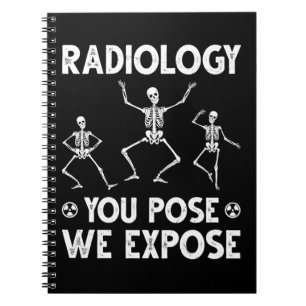 Dansende skeletten Radiologische Humor Notitieboek