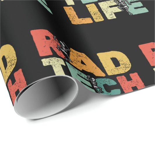 Dansende skeletten Xray Funny Rad Tech Cadeaupapier (Rol Hoek)