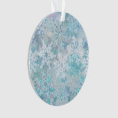 Dansende sneeuwvlokken Acryl Ornament (voorkant)
