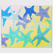 Dansende stapelvis-pakpapier cadeaupapier (Vlak)