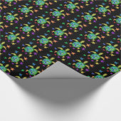Dansende Star Turtle Cadeaupapier (Hoek)