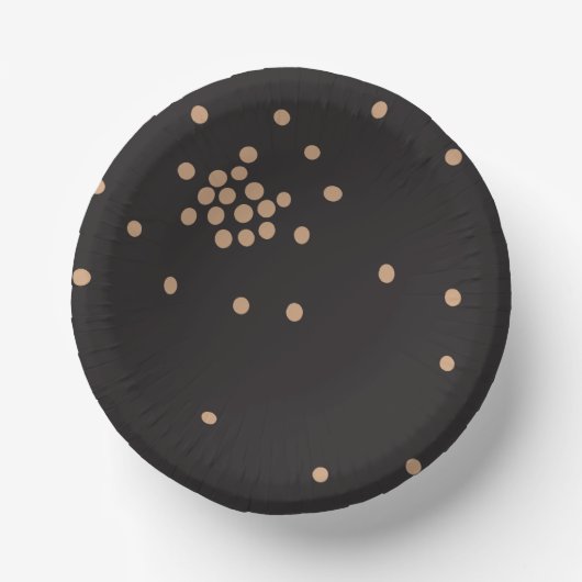 Dansende Stippen 1 Papieren Kommen (Voorkant)