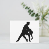 Dansende tango briefkaart (Staand voorkant)