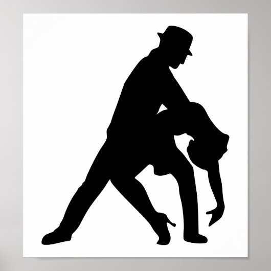Dansende tango poster (Voorkant)