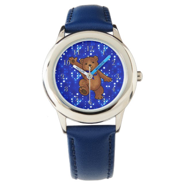 Dansende Teddybeer Horloge (Voorkant)