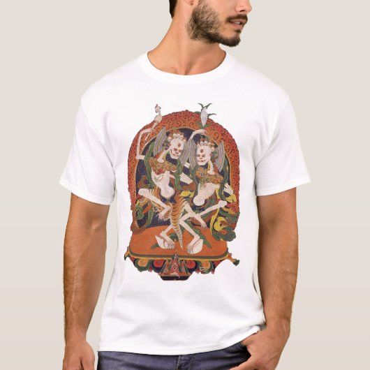 Dansende Tibetan Demons T-shirt (Voorkant)