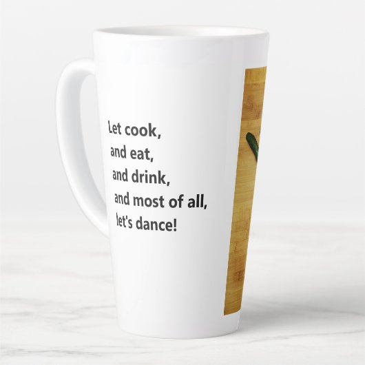 Dansende Twyla Latte Mok (Linkerhoek)