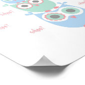 Dansende Uilen Poster (Hoek)