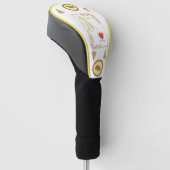 Dansende Valentijnse Vector Design Golfheadcover (Schuin)