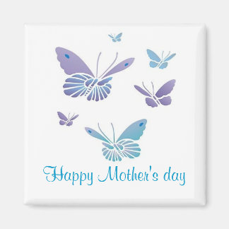 Dansende vlinders, Happy Moederdag Magneet