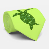 Dansende zee schildpad stropdas (Opgerold)