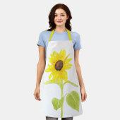 "Dansende zonnebloem" Schort (Gedragen)