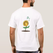 Dansende Zonnebloem T-shirt (Achterkant)