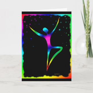 Danser 1 van de regenboog kaart
