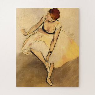 Danser aanpassen van haar slipper, Degas Art Legpuzzel