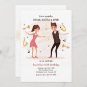 Danser Avec Moi Invitation De Fête (Devant / Derrière)