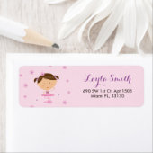 Danser Ballerina Meisje Retouradres Labels (Insitu)