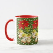 Danser Bébé Anges Noël Mug (Gauche)
