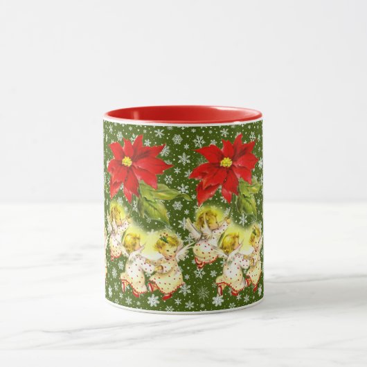 Danser Bébé Anges Noël Mug (Centre)