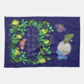 Danser dans le calendrier lunaire Serviette de cui (Horizontal)