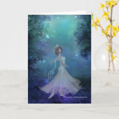 Danser dans les Bois Imaginaire Carte de voeux (Fleur jaune)