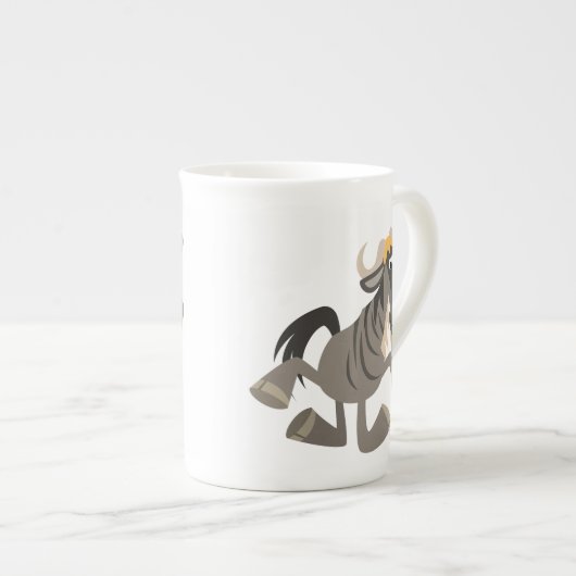 Danser Danser Danser Wildebeest Bone China Mug (Devant droit)