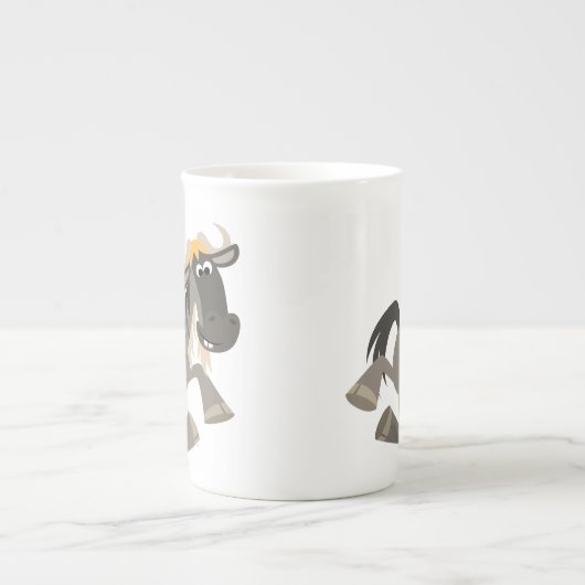 Danser Danser Danser Wildebeest Bone China Mug (Devant)