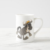 Danser Danser Danser Wildebeest Bone China Mug (Droite)