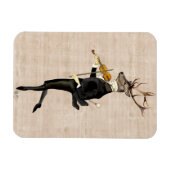 Danser deer met Violin 2 Magneet (Horizontaal)
