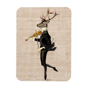 Danser deer met Violin 2 Magneet