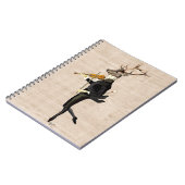 Danser deer met Violin 2 Notitieboek (Linkerzijde)