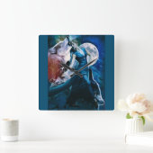 danser en wolven vierkante klok (Huis)