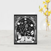 Danser Enseignant Carte Tarot Squelette Danser Bal (Fleur jaune)