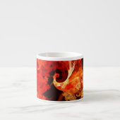 Danser Feux d'artifice Art Abstrait Espresso Mug (Devant)