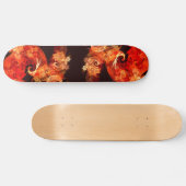 Danser Feux de feu Art Abstrait Skateboard (Horz)