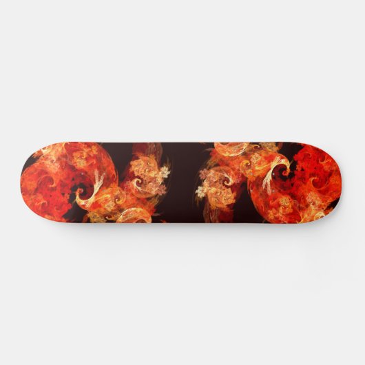 Danser Feux de feu Art Abstrait Skateboard (Horz)