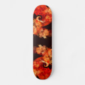 Danser Feux de feu Art Abstrait Skateboard (Recto)