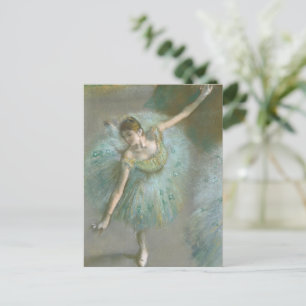 Danser in Green Edgar Degas Briefkaart