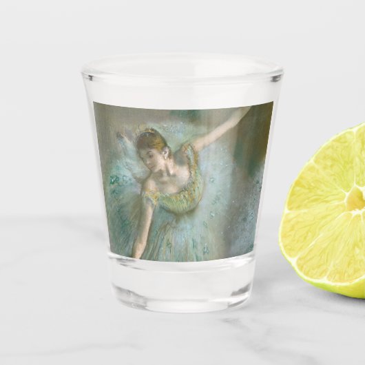 Danser in Green Edgar Degas Shot Glas (Voorkant)