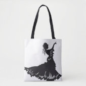 Danser Lady Silhouette Draagtas (Voorkant)