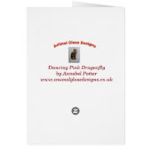 Danser l'art des insectes Dragonine rose (Dos)