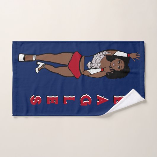 Danser/Majorette Handdoek Navy Silver Eagle A (Handdoek)