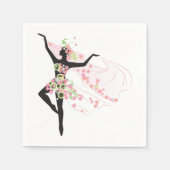 danser met druppelpapier servetten (Voorkant)