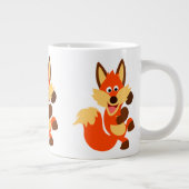 Danser mignon Danson Fox Jumbo Mug (Droite)