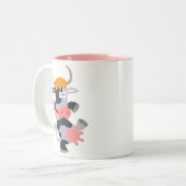 Danser mignon Danson Vache Mug (Devant gauche)