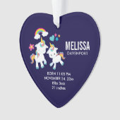 Danser mignonne Unicornes Magique Rainbow Baby Bir (devant)