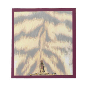 Danser Notitieblok Maroon Tiger #1