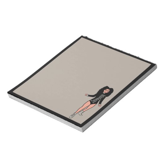 Danser Notitieblok Zwart / Zilver B 2 (Gedraaid)